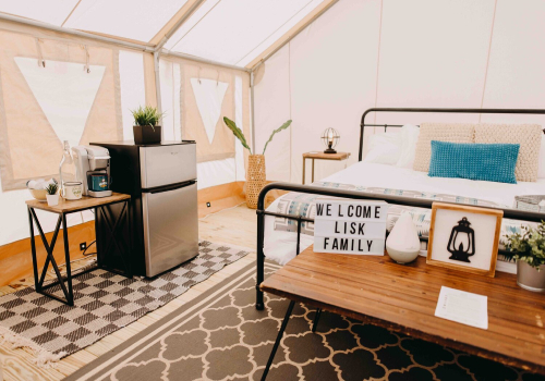 Image 3 for 18 Glamping Campsite- Deluxe King Safari Tent