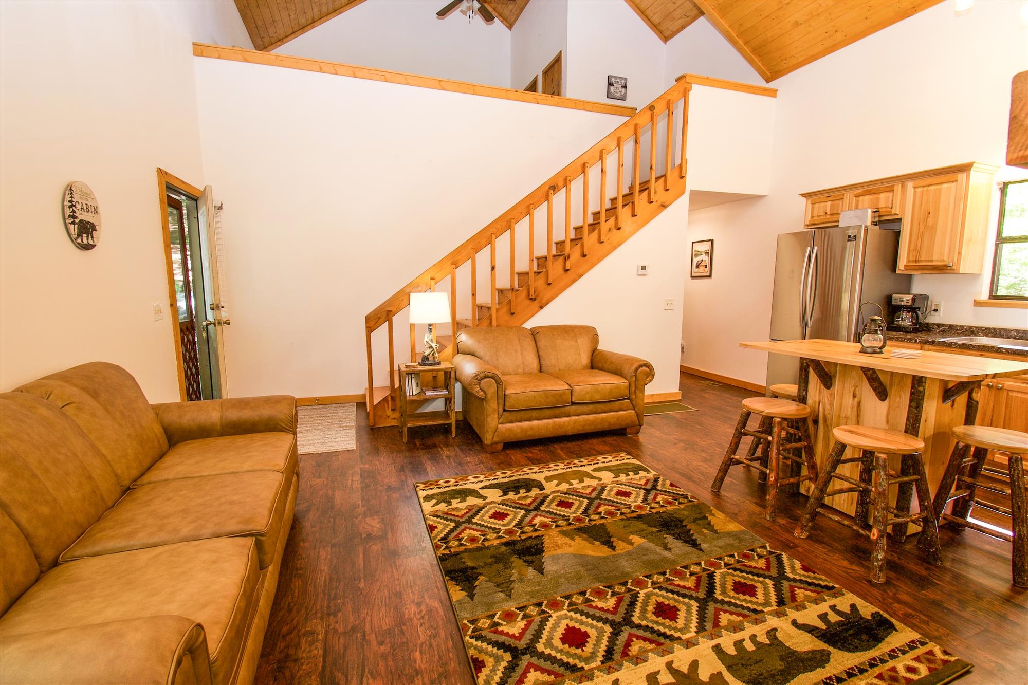 Paradise Hills Winery Resort and Spa in Blairsville, GA North Woods cabin