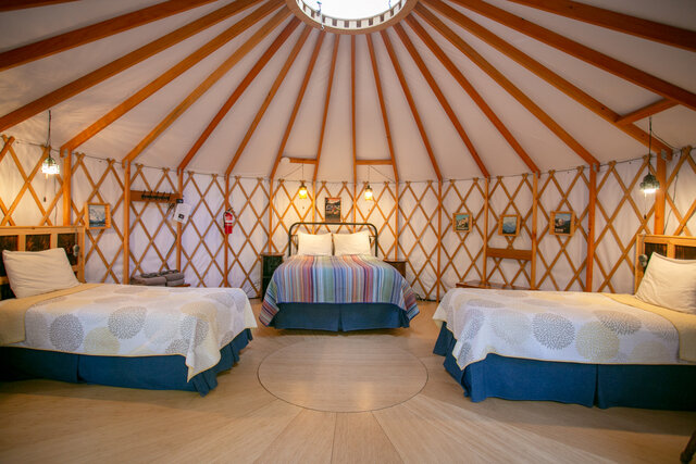 Image 1 for A Yurt Yurt A - Family Glamping