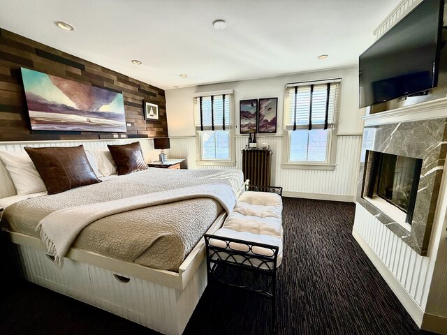 Race Point King room interior at our Ptown B&B