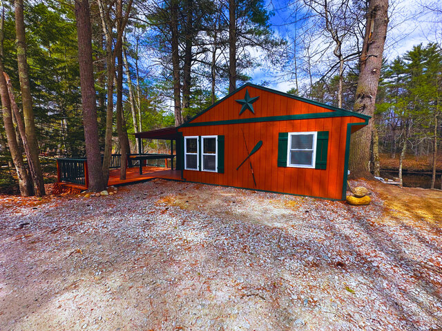 Image 1 for C 05) Riverfront Cabin w/ Deck · Sleeps 2 · AC · Wallace