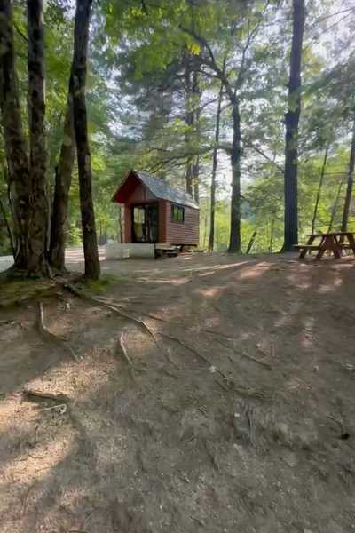 Image 9 for C 04) Tiny Cabin - Queen Loft, Full (Site 1)