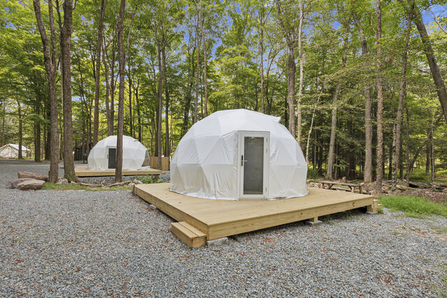 External View of Dome Tents for Glamping