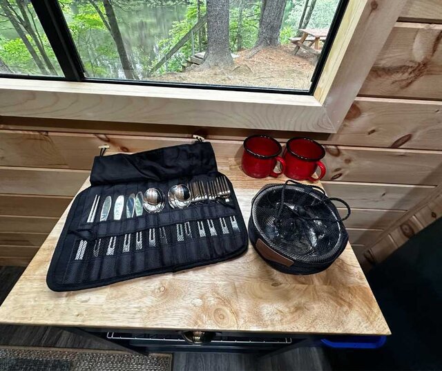 Image 6 for C 04) Tiny Cabin - Queen Loft, Full (Site 1)