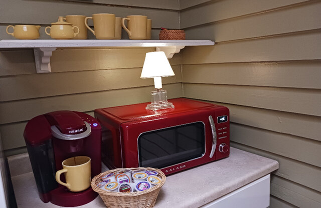 Coffee and tea service with all supplies