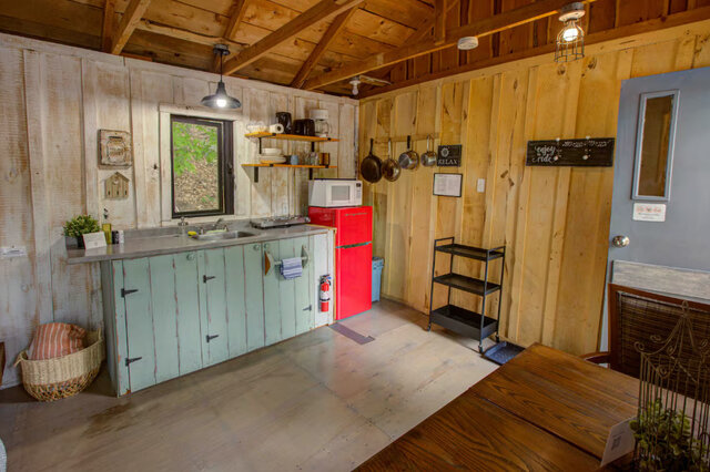 Image 6 for 002) Lakefront Tiny Cabin | Outdoor Shower | Kayaking