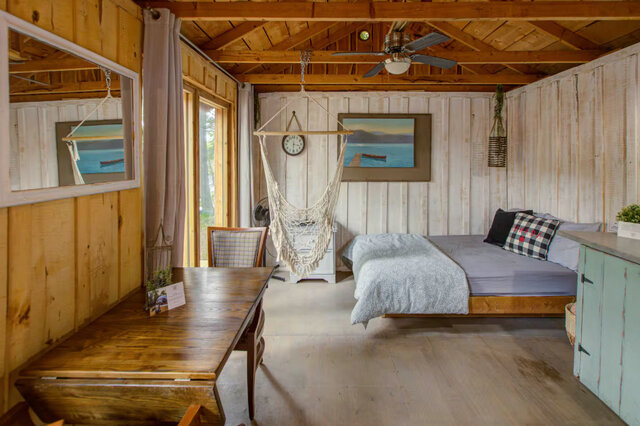 Image 5 for 002) Lakefront Tiny Cabin | Outdoor Shower | Kayaking