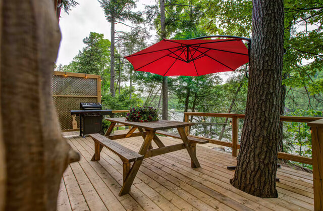 Image 4 for 002) Lakefront Tiny Cabin | Outdoor Shower | Kayaking