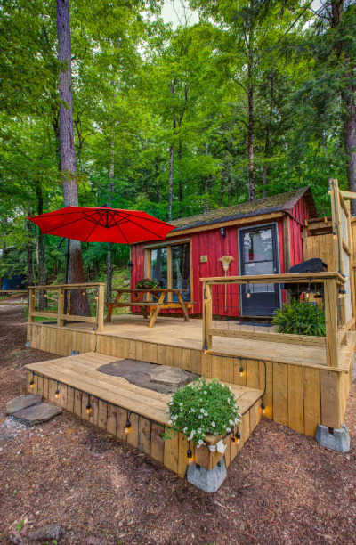 Image 1 for 002) Lakefront Tiny Cabin | Outdoor Shower | Kayaking