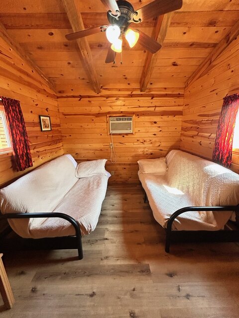 Image 4 for Camping Cabin 2 Full size Futon Beds