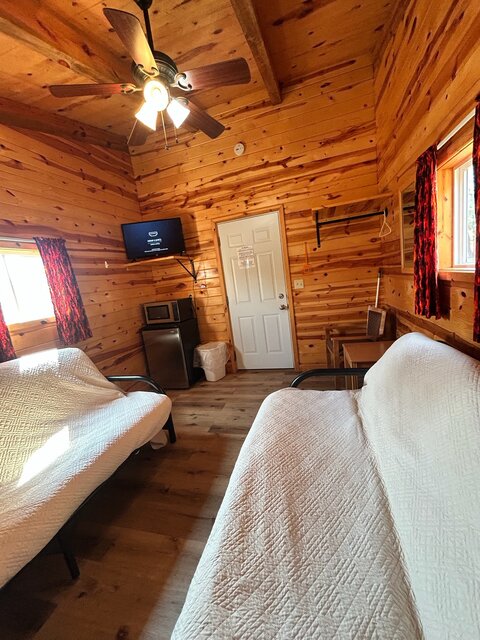 Image 3 for Camping Cabin 2 Full size Futon Beds