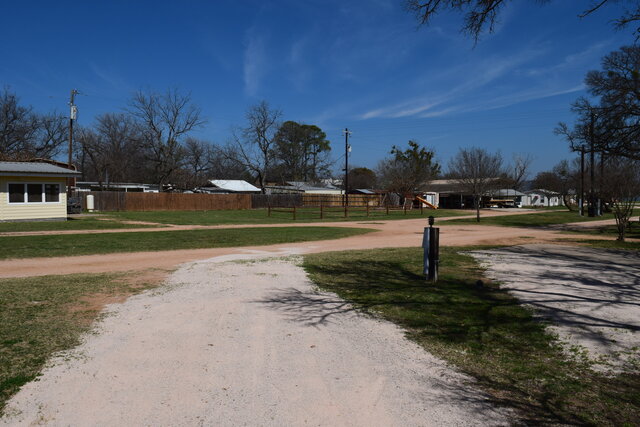RV2 looking out the site entry