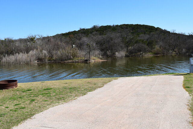 RV site 10 looking into cove
