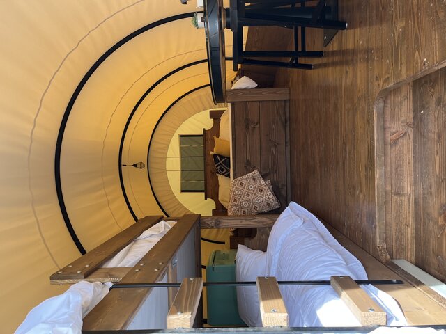 Image 2 for "Honey Bee" Glamping Wagon