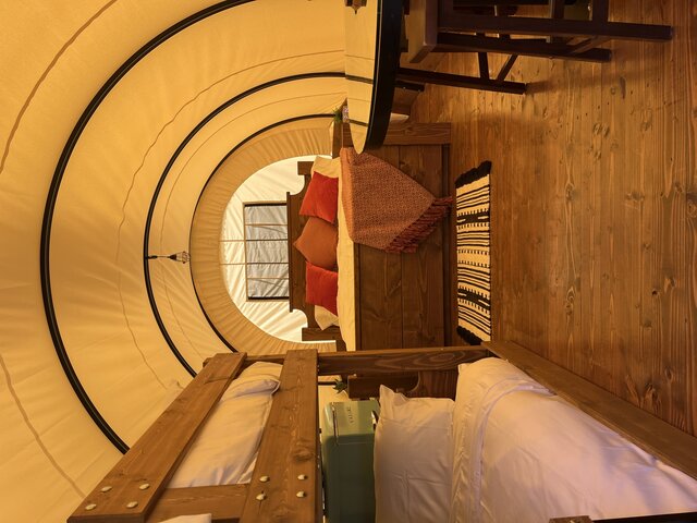 Image 2 for "Swamp Rose" Glamping Wagon