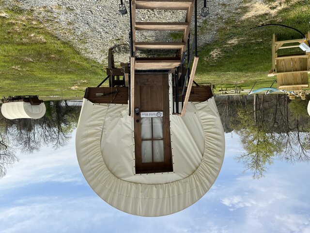 Image 1 for "Wild Blue" Glamping Wagon