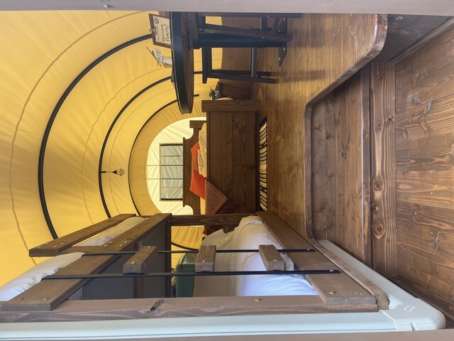 Image 3 for "Swamp Rose" Glamping Wagon