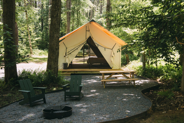 Image 2 for King Classic Canvas Glamping Tent
