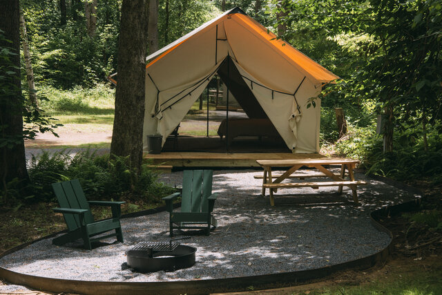 Image 8 for King Classic Canvas Glamping Tent