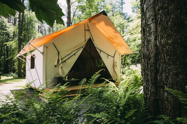 Image 1 for King Classic Canvas Glamping Tent