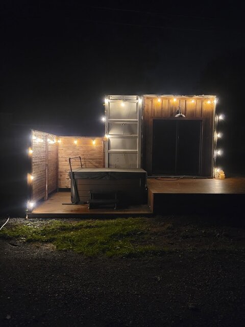 Image 1 for 65-A Container Tiny Home With Hot Tub