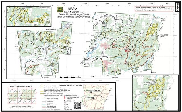 Image 1 for ATV/OHV Trail map