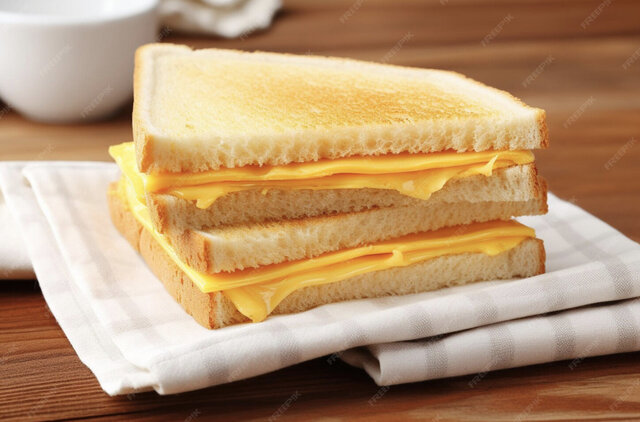 Cheese.  Sandwich