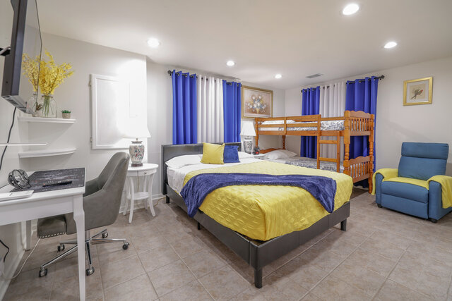 Image 1 for Yellow Queen Room with Attached Luxury Bathroom