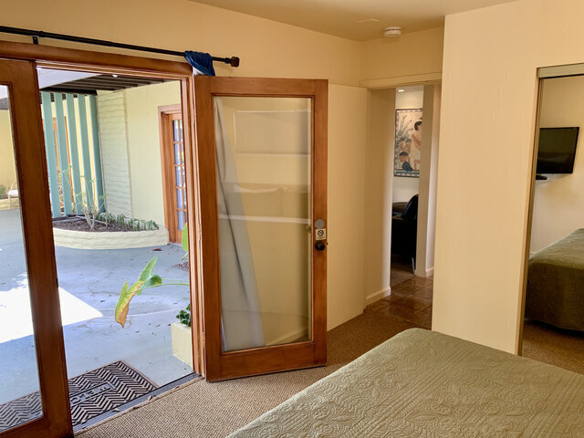 Bedroom #1 French Doors
