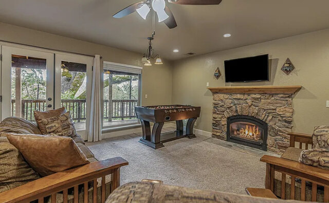 Image 16 for Bass Lake Luxury Cabin with Lake Views & Boat slip