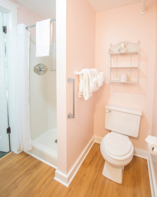 200 Private Bath with Shower and grab bar