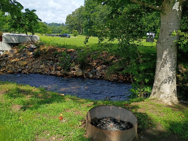 Image 1 for RV 12) Creek Front RV Site #12 ( 50ft)