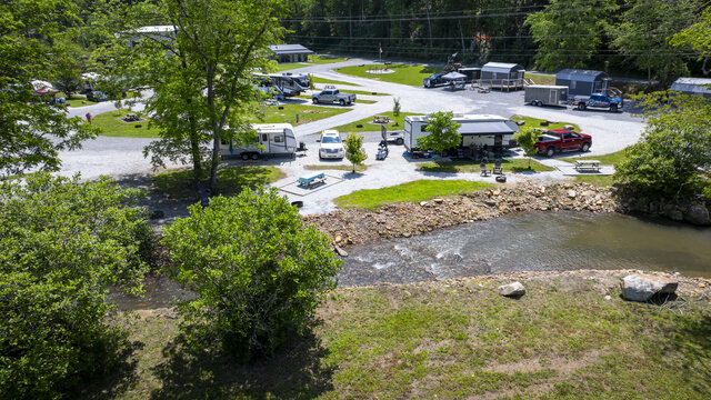 Image 3 for RV 19) "BIG RIG" Pull through RV Site ( 100ft)  # 19