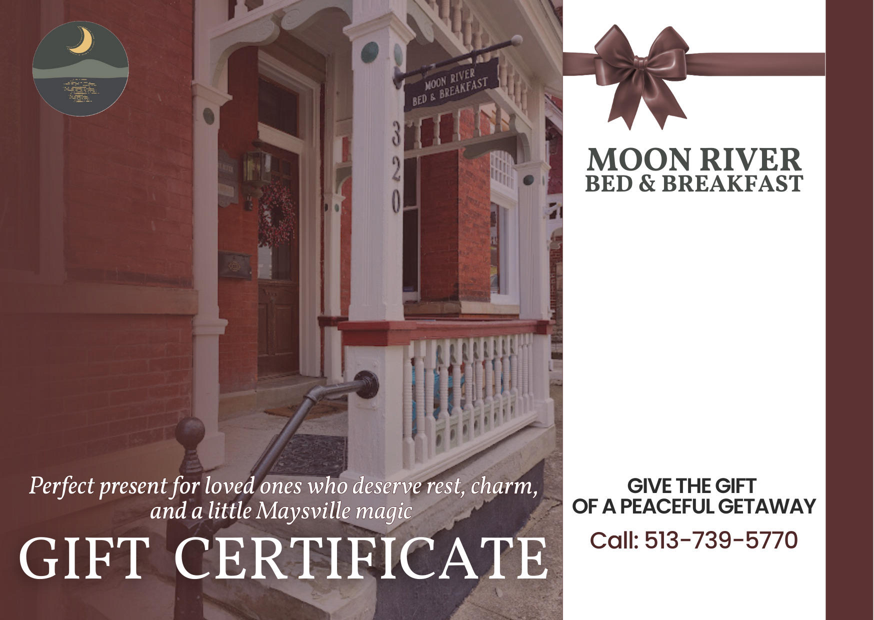 your selected gift certificate image