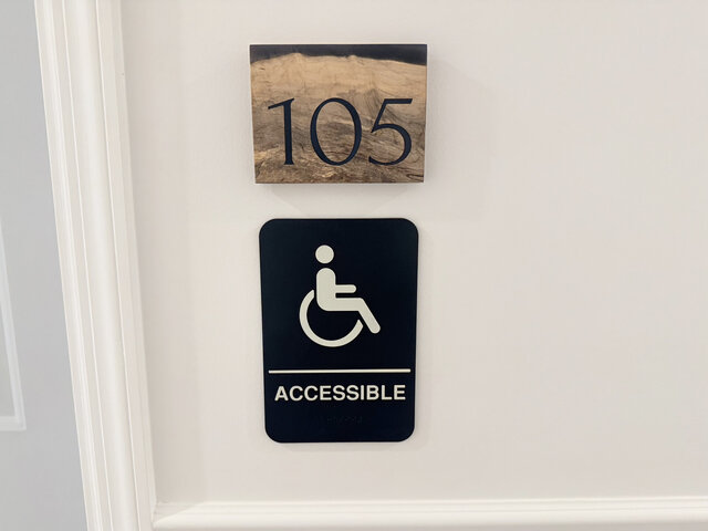 Image 4 for Riverside Suite 105 - Handicap - accessible with queen bed