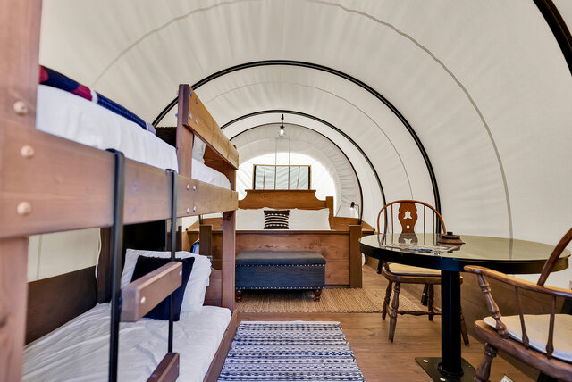 Image 3 for "Moonchaser" Conestoga Glamping Wagon #2