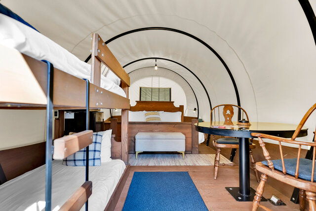 Image 2 for "Stargazer" Conestoga Glamping Wagon #1