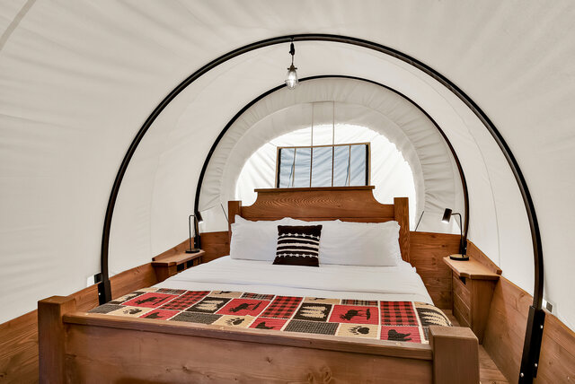 Image 4 for "Moonchaser" Conestoga Glamping Wagon #2