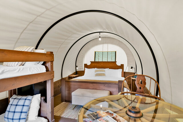 Image 3 for "Stargazer" Conestoga Glamping Wagon #1