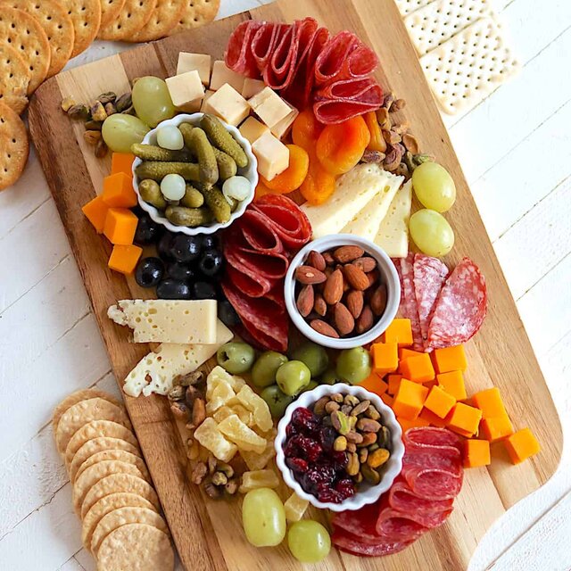 Image 1 for CHEESE AND MEAT PLATTER *