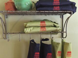 Image 1 for The Lancaster Butcher Apron: navy