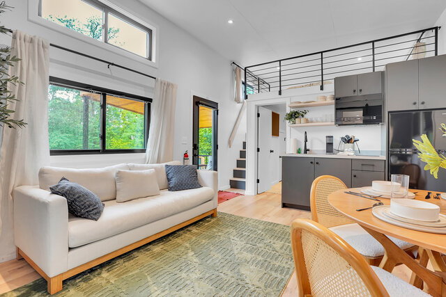 Image 8 for 14- 2 Bedroom Tiny Home &  Loft, Shared Hot Tub/Sauna