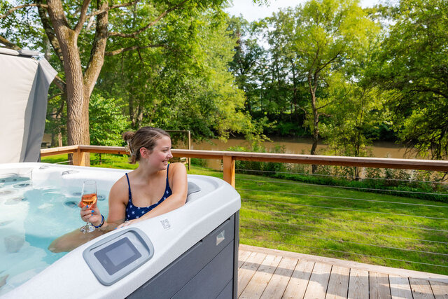 Image 20 for 14- 2 Bedroom Tiny Home &  Loft, Shared Hot Tub/Sauna