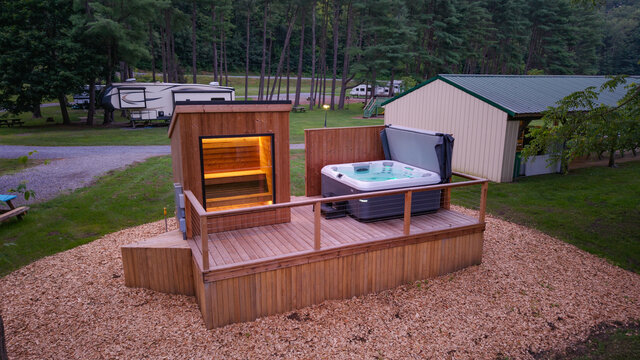 Image 22 for 18- 1 Bedroom Tiny Home & Shared Hot Tub/Sauna