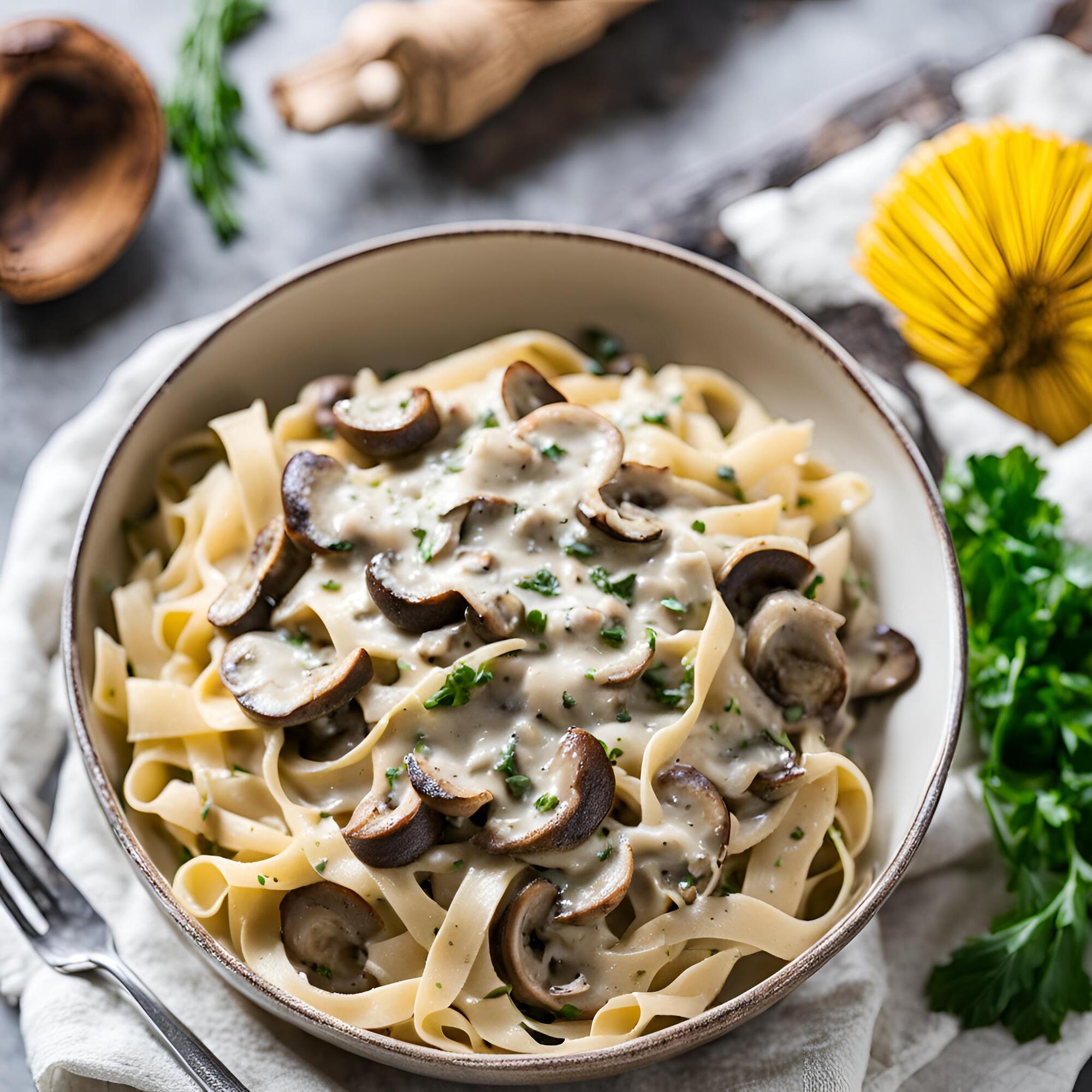 Image for Mushroom Fettuccine