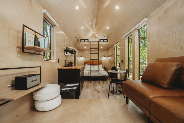 Image 3 for Hygge Nordic Cabins (1 Queen Bed + 1 Loft Bed)