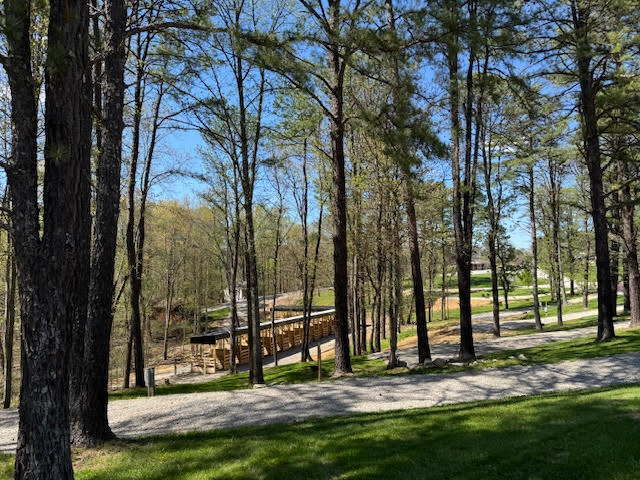 Covered Horse Stalls in the Hocking Hills
