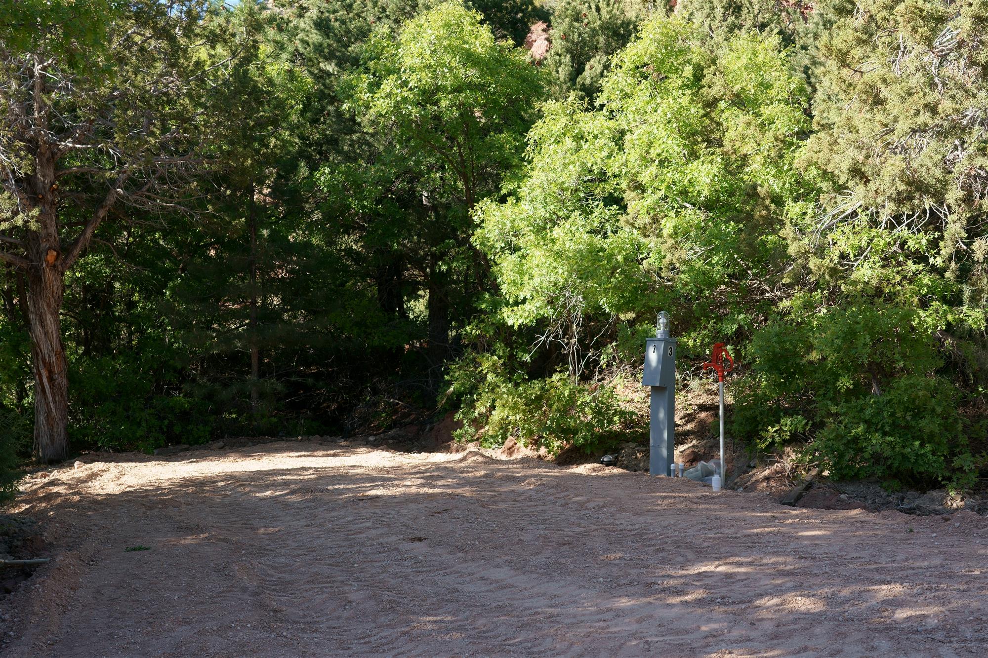Cedar Canyon Campground in Cedar City, Utah RV3 Short Back In