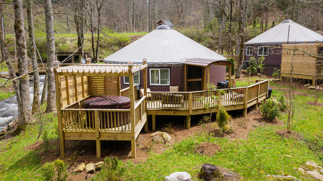Image 2 for Otter Creek Luxury Yurt-Creekfront - Nantahala