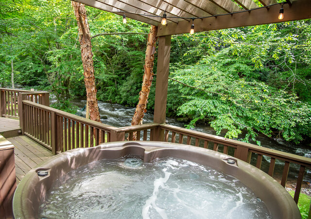 Image 3 for Otter Creek Luxury Yurt-Creekfront - Nantahala